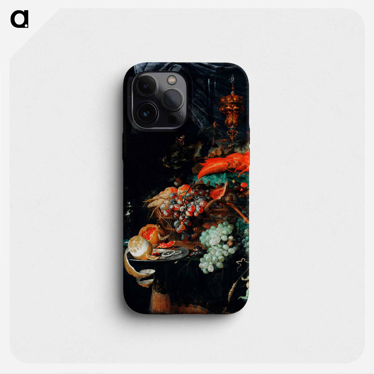 Fruits and lobster - エイブラハム ミニョン Phone Case.