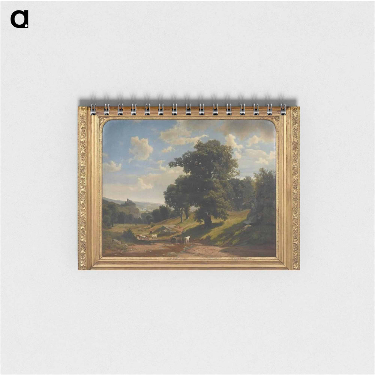 アートメモ帳-A Quiet Valley - アルバート ビアスタット Memo.