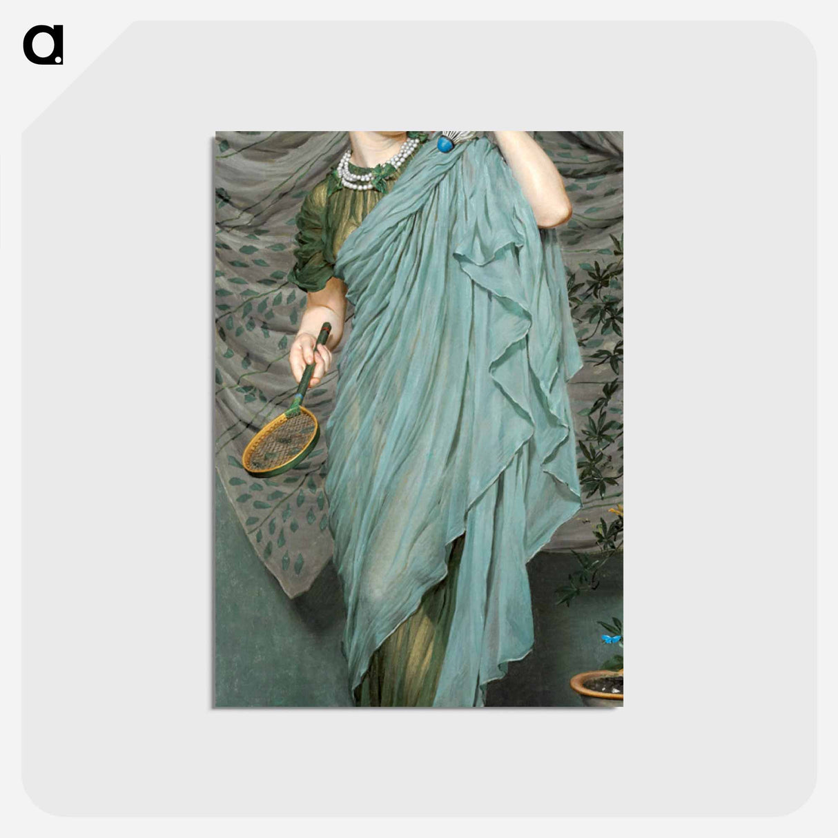 Battledore - アルバート ジョセフ ムーア Postcard.