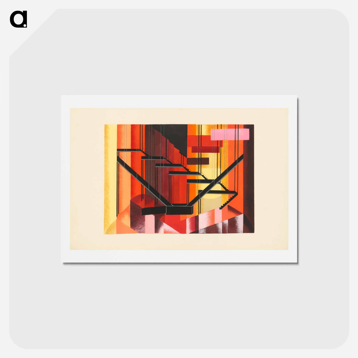 Maquettes de théatre i.-xv. - アレクサンドラ エクスター Postcard.