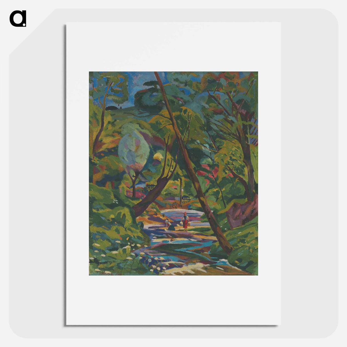 Kubinsky stream - アーノルド ピーター ワイズ クビンチャン Poster.