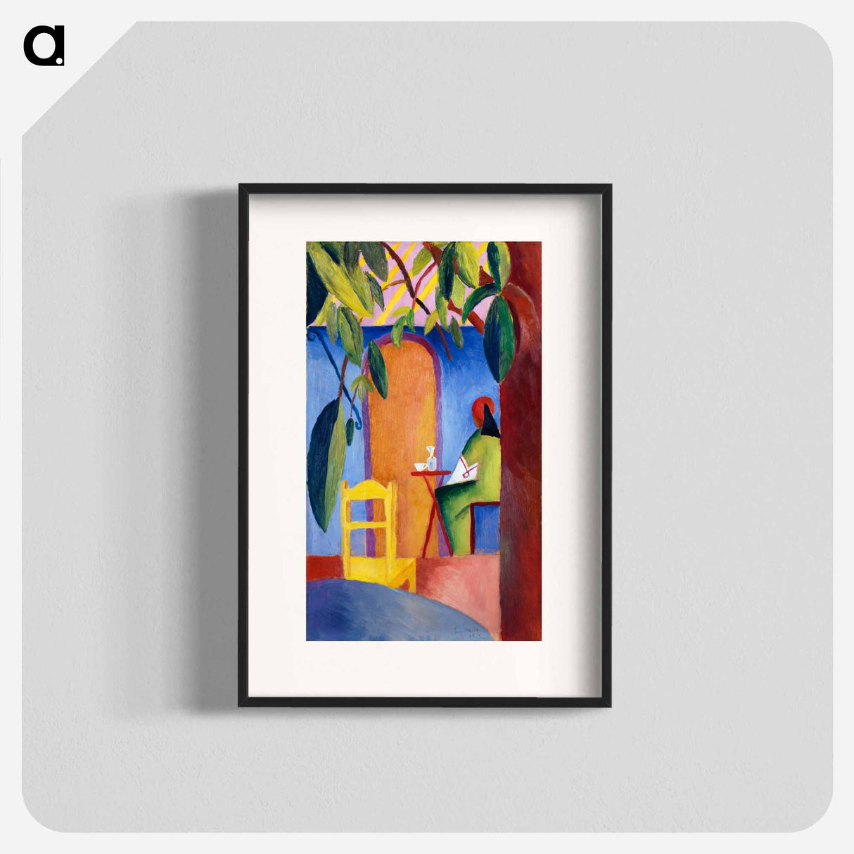 Türkisches Café - オーガスト マッケ Poster.