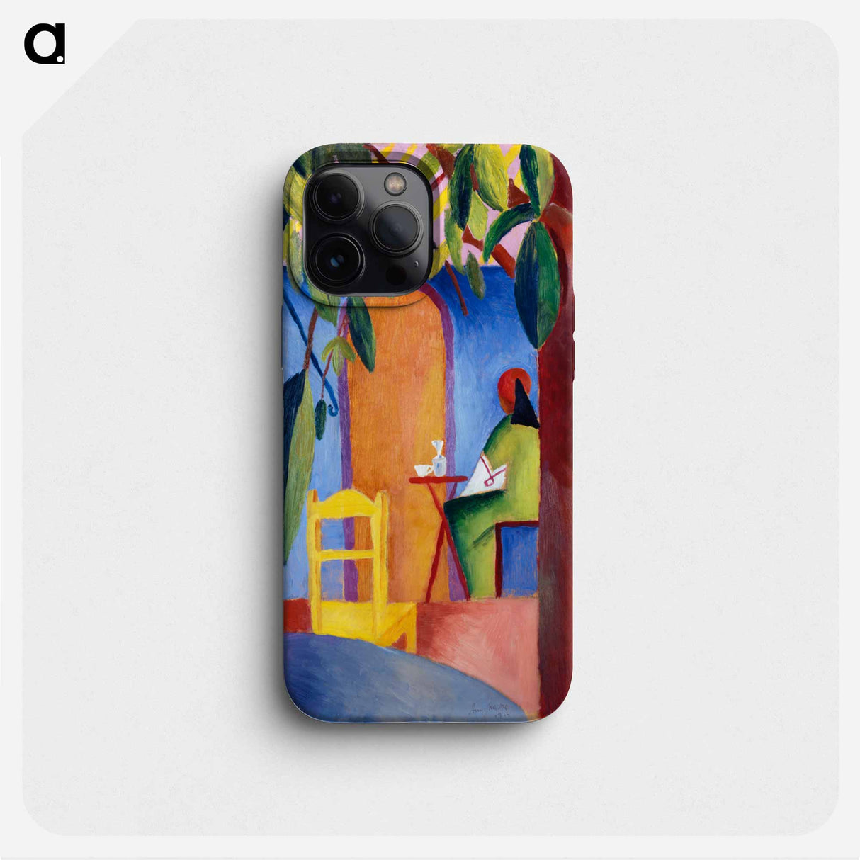 Türkisches Café - オーガスト マッケ Phone Case.
