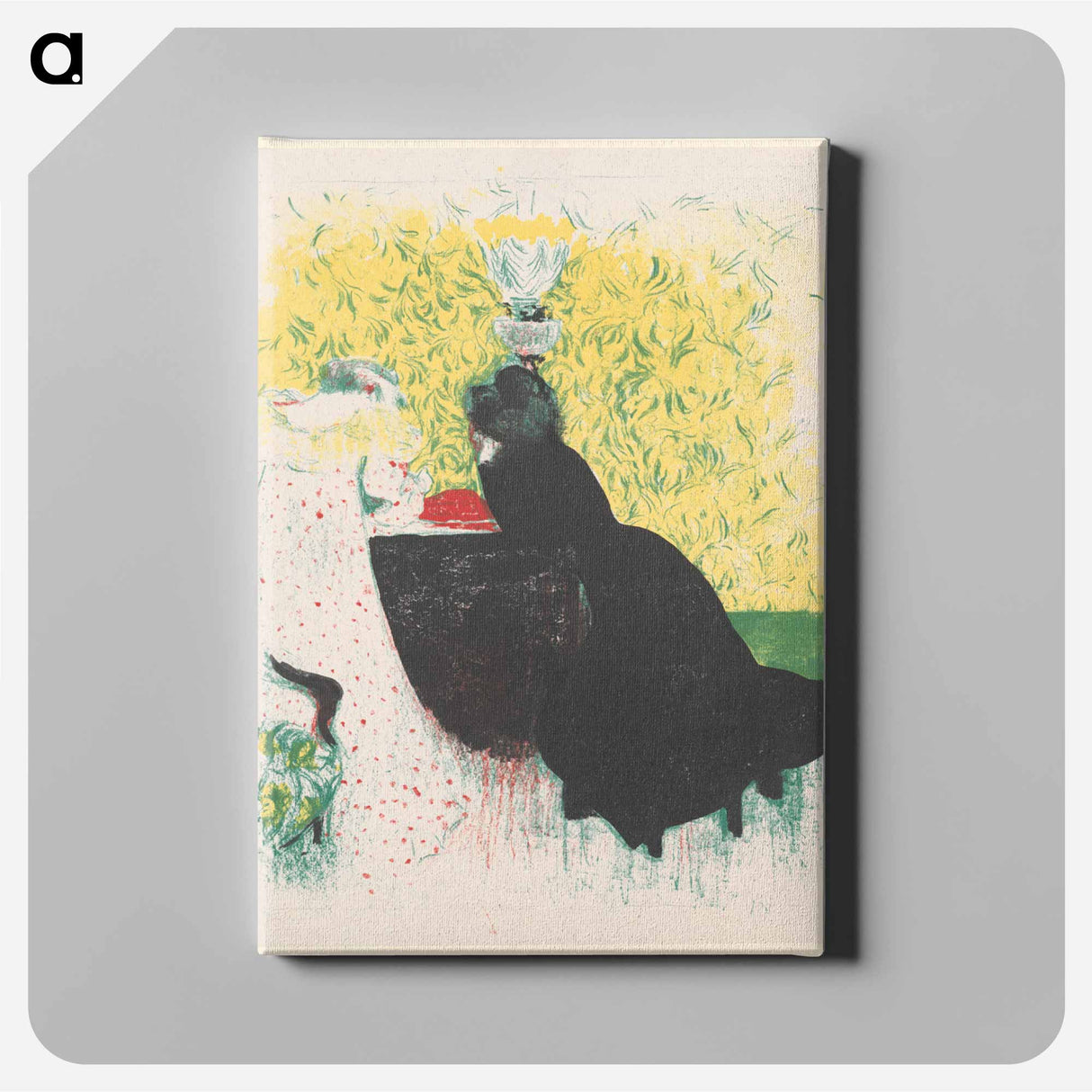 Les deux belles-soeurs - エドゥアール ヴュイヤール Canvas.