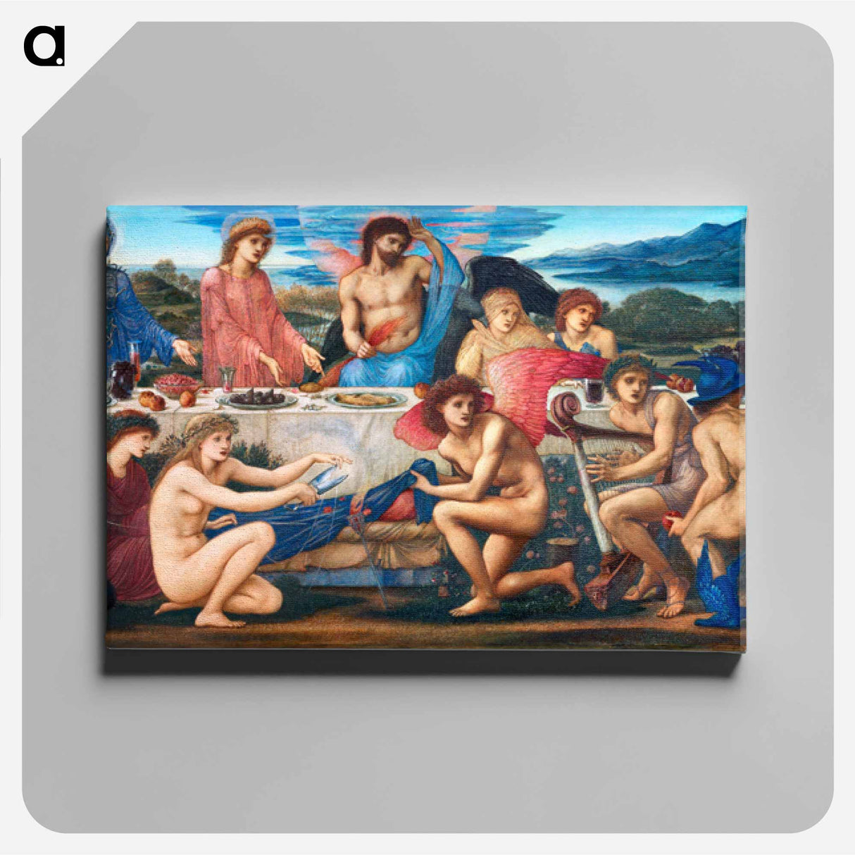 The Feast of Peleus - エドワード バーン ジョーンズ Canvas.