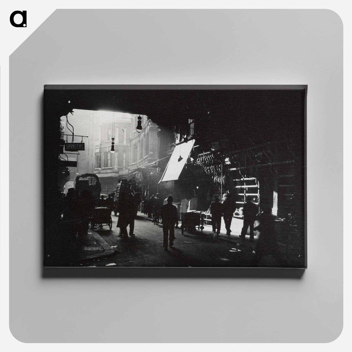 Leadenhall meat market, London - エリック リー ジョンソン Canvas.