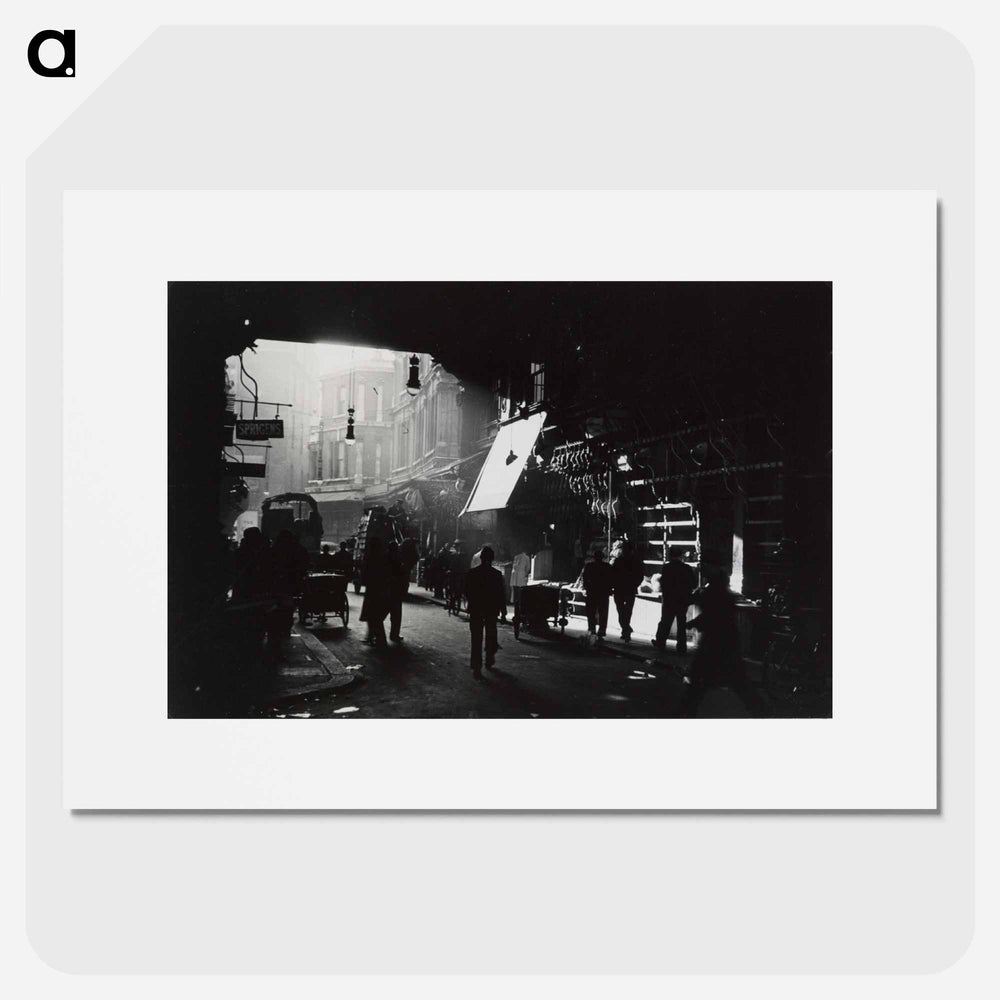 Leadenhall meat market, London - エリック リー ジョンソン Poster.