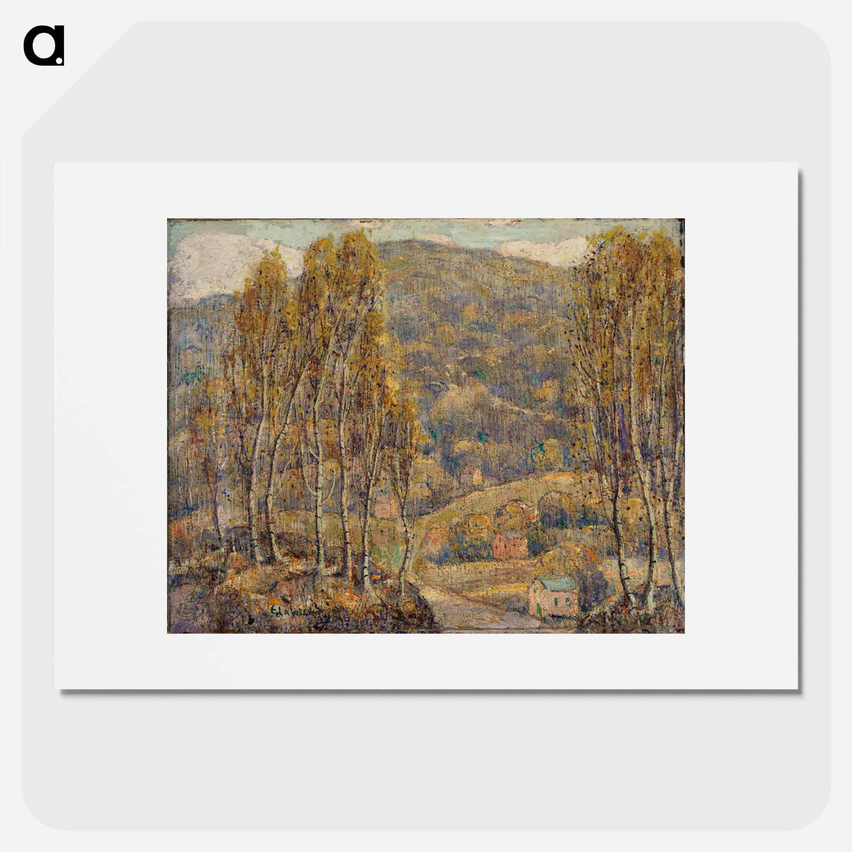 Beeches - Ernest Lawson Poster.