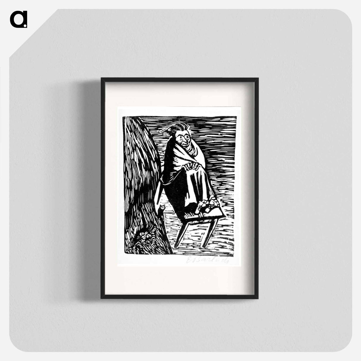 The owl's nest - エルンスト ハインリヒ バルラッハ Poster.