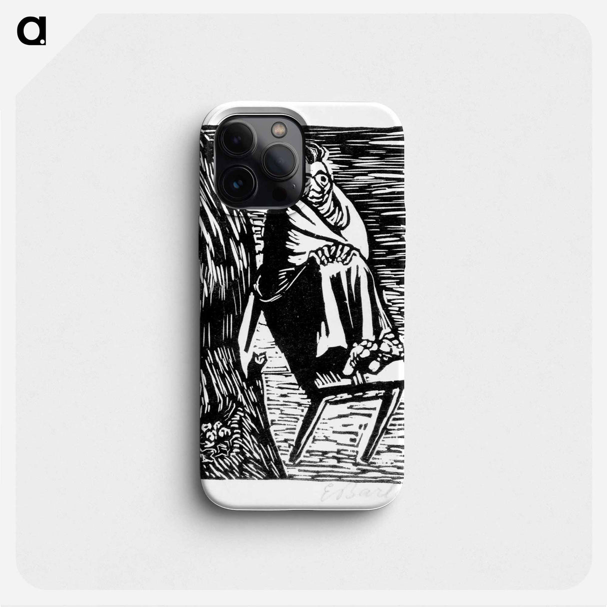 The owl's nest - エルンスト ハインリヒ バルラッハ Phone Case.
