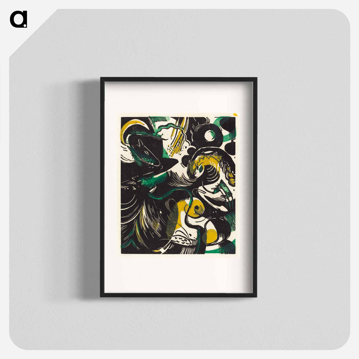 Genesis II (Schopfungsgeschichte II) - Franz Marc Poster.