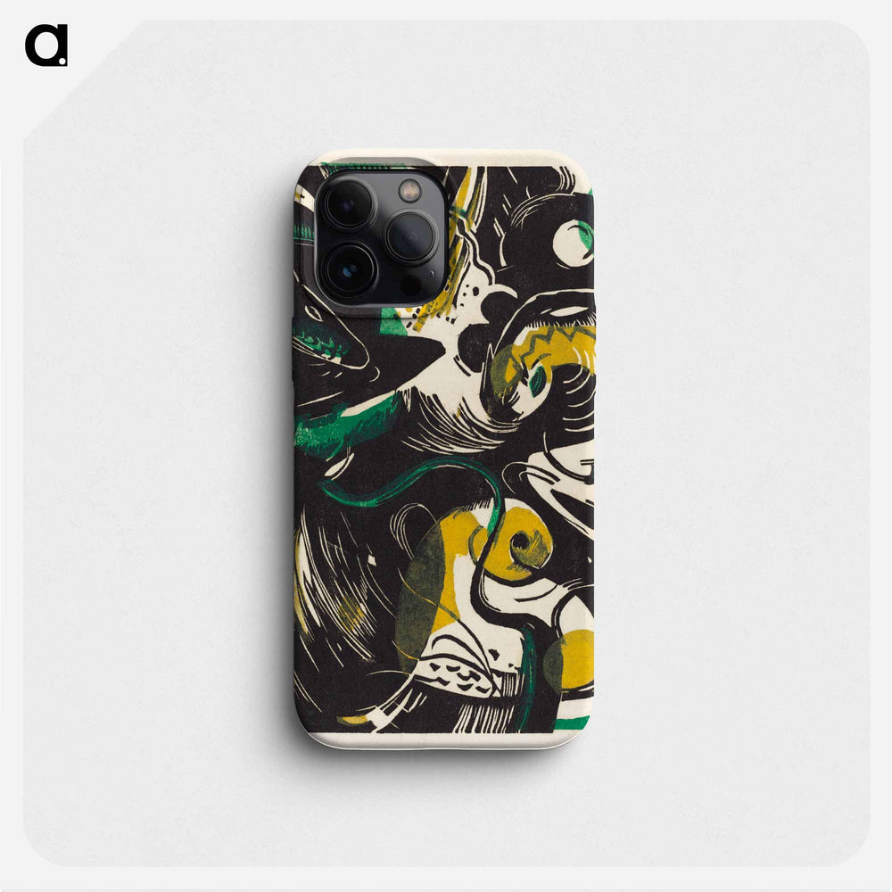 Genesis II (Schopfungsgeschichte II) - Franz Marc Phone Case.
