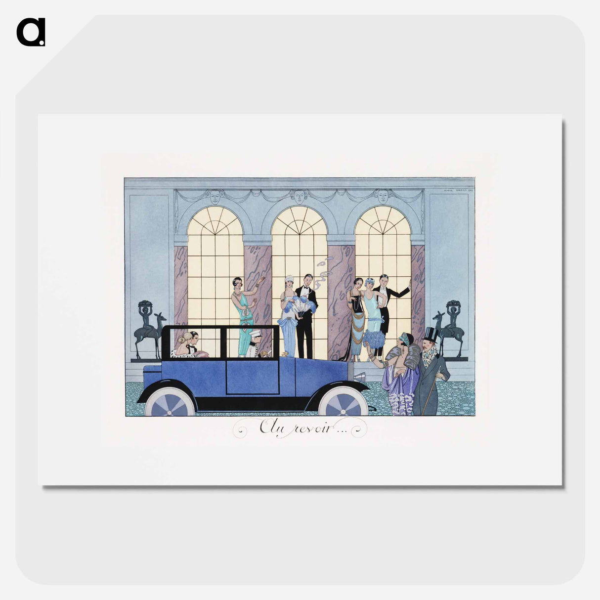 Au Revoir - ジョージ バービエ Poster.