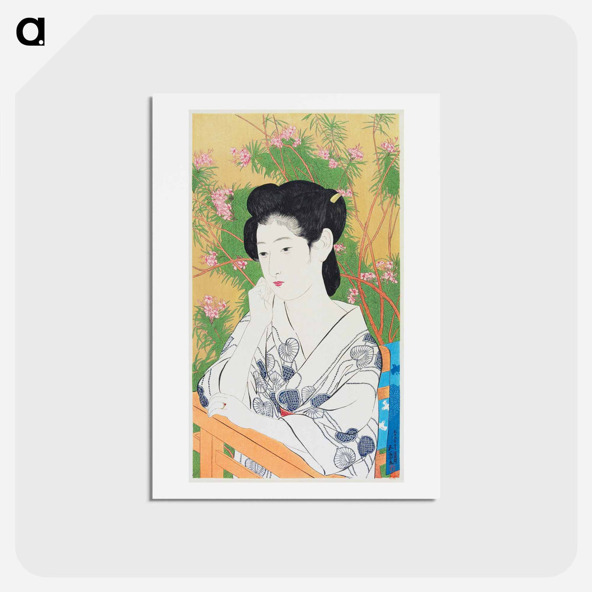 アートポストカード-At a Hot Springs Inn
- 橋口 五葉 Postcard.