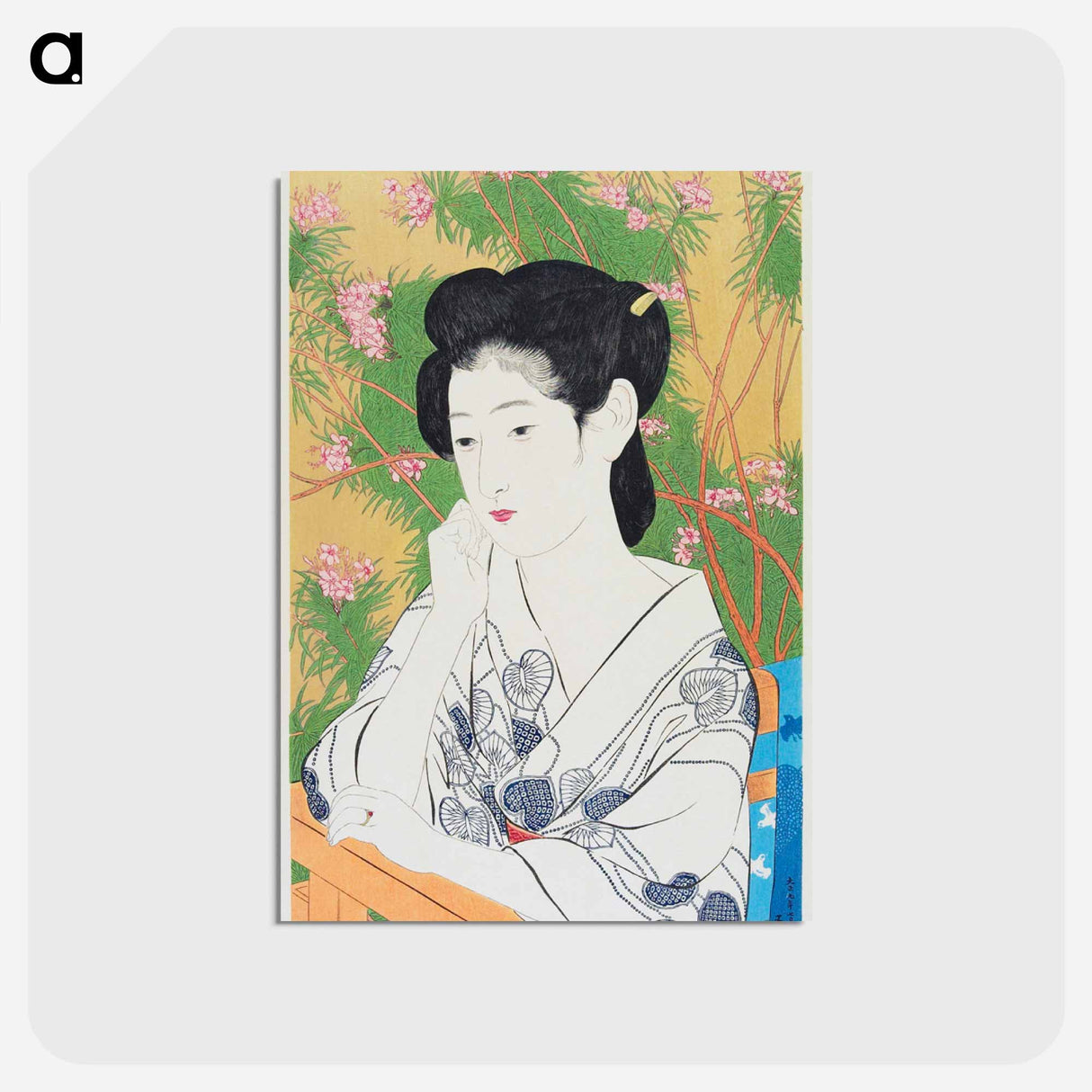 アートポストカード-At a Hot Springs Inn
- 橋口 五葉 Postcard.