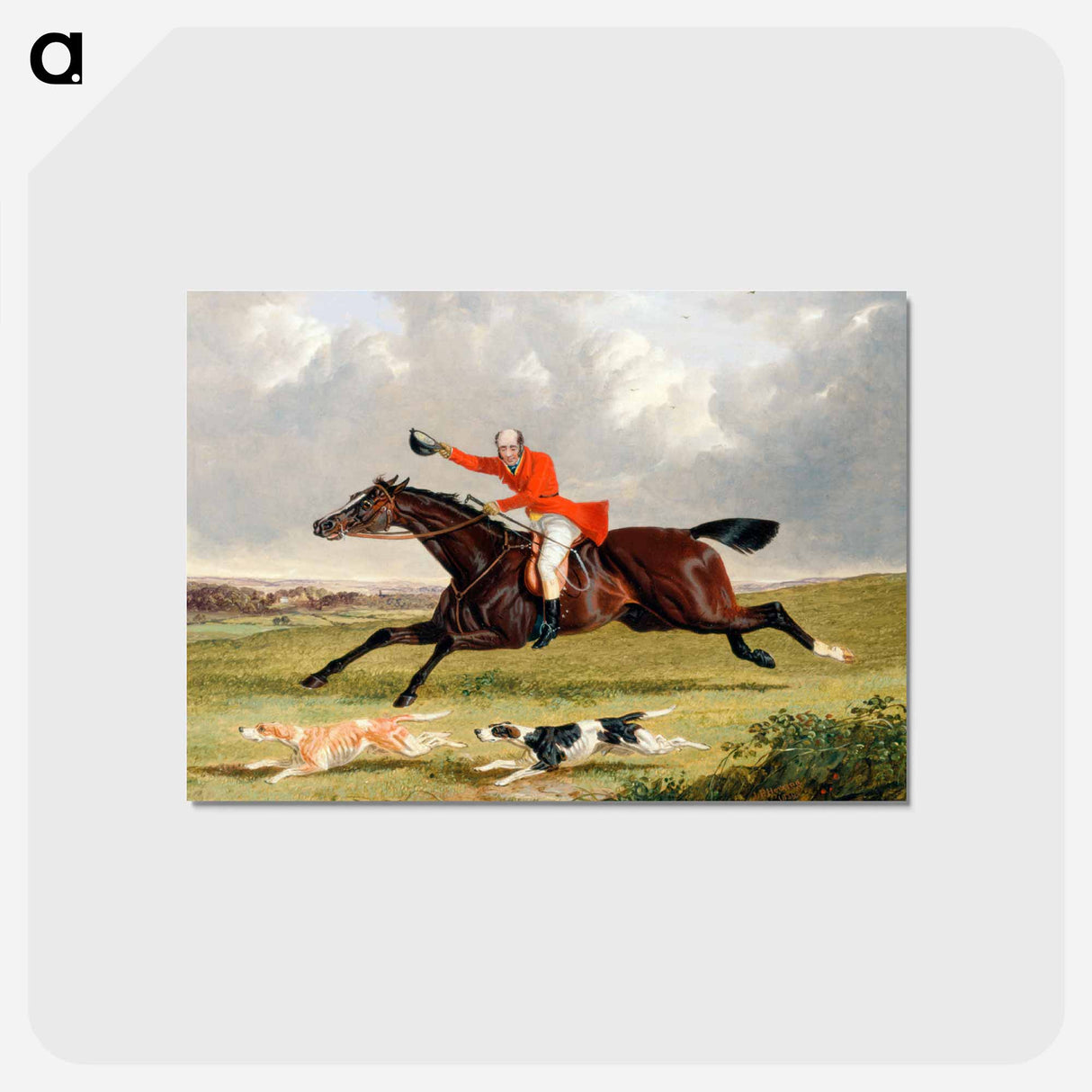 Encouraging Hounds
- ジョン フレデリック ヘリング Postcard.