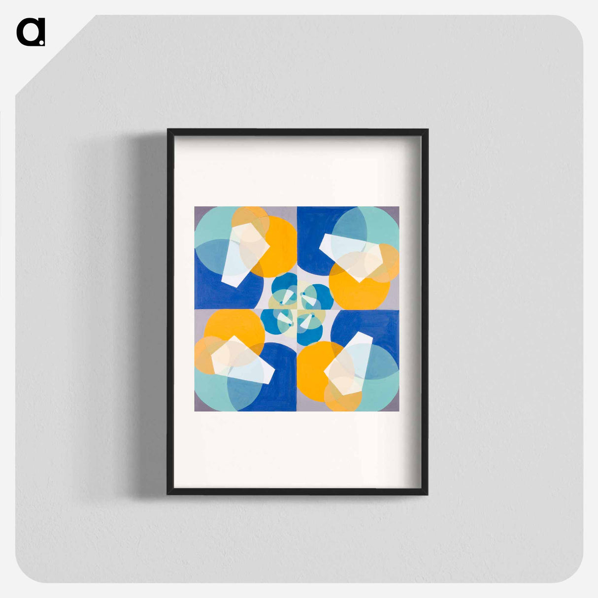 Green Squares - Josef Schillinger Poster.