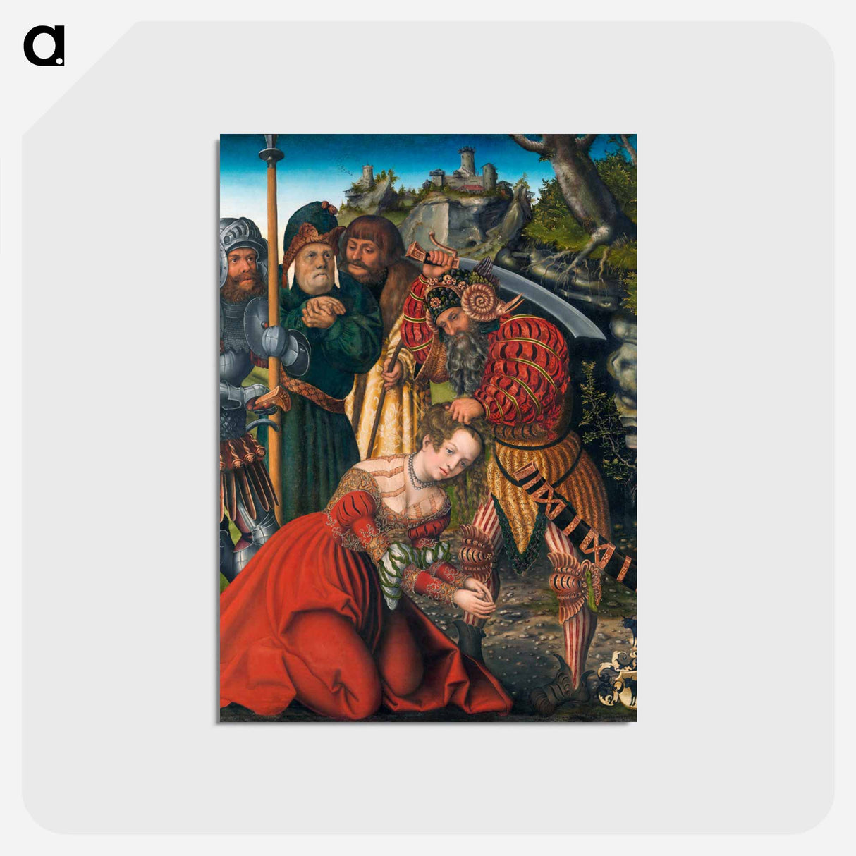 アートポストカード-The Martyrdom of Saint Barbara
- ルーカス クラナッハ Postcard.