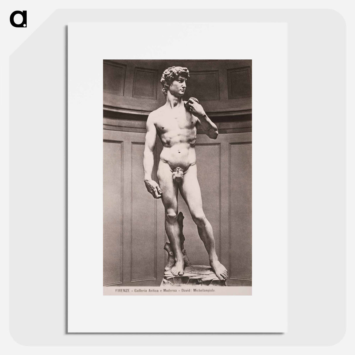 Florence - Ancient and Modern Gallery by Michelangelo Buonarroti - Michelangelo Buonarroti Poster.