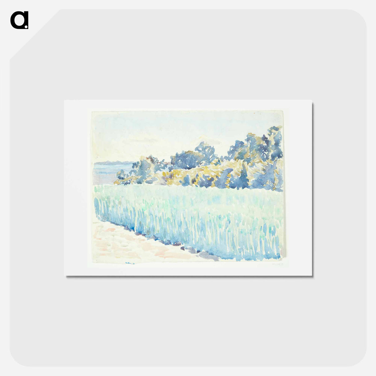 アートポストカード-Funen Landscape
- ピーター ハンセン Postcard.