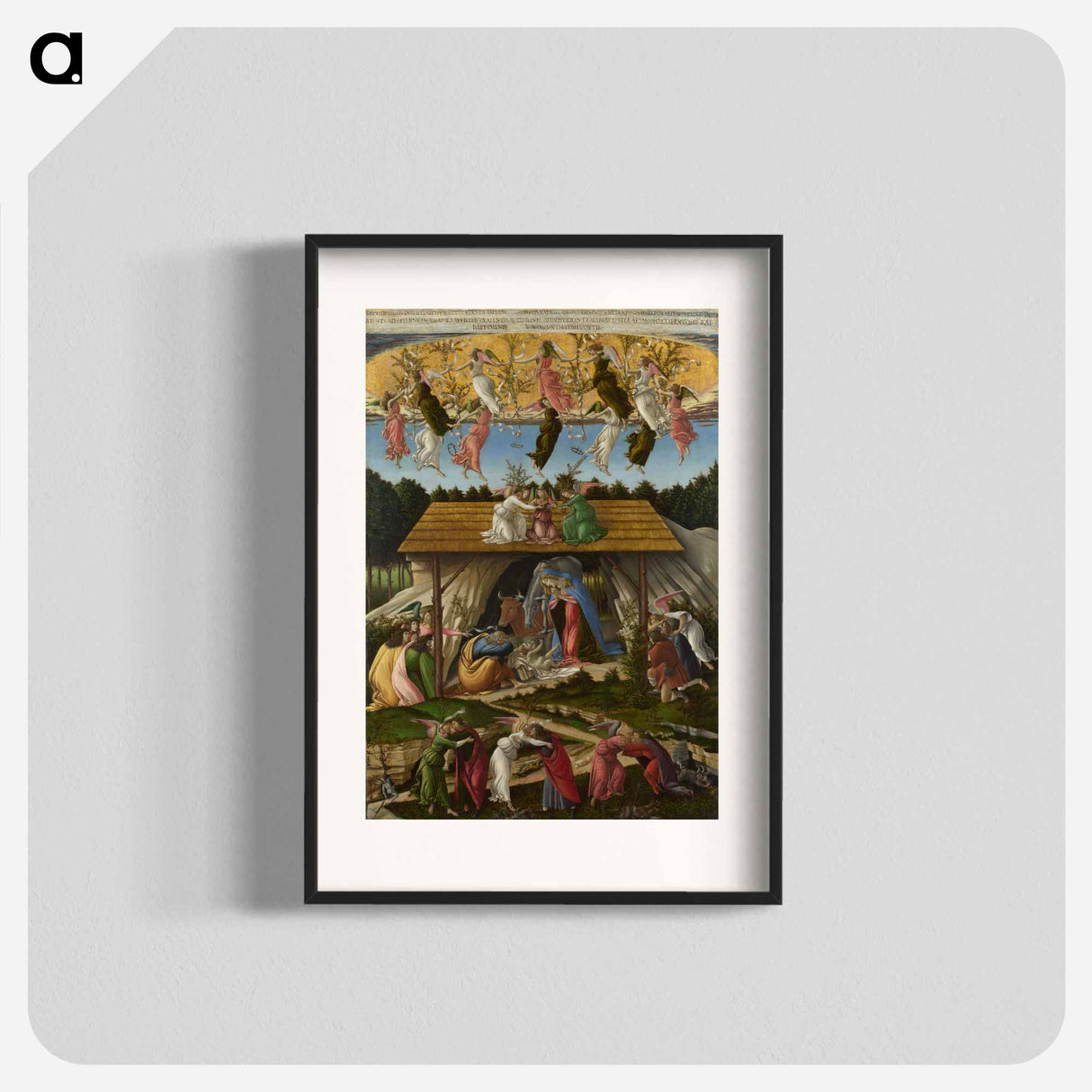 Mystic Nativity - Sandro Botticelli Poster.