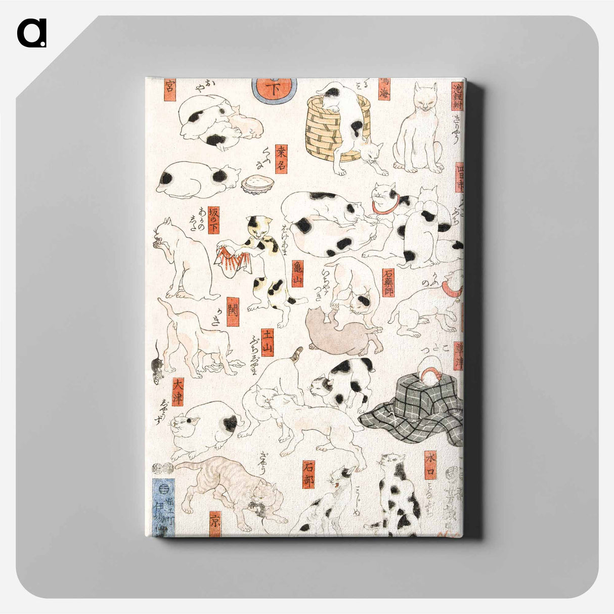 Cats - 歌川 国芳 Canvas.