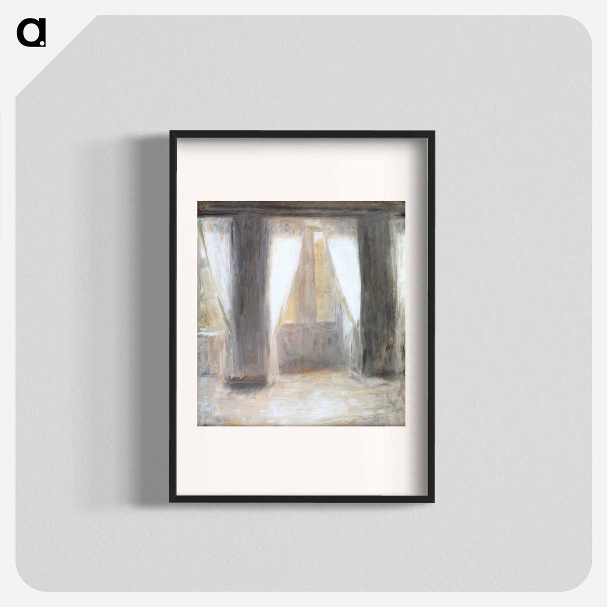 The living room on Frederiksberg Allé by Vilhelm Hammershøi - Vilhelm Hammershøi Poster.