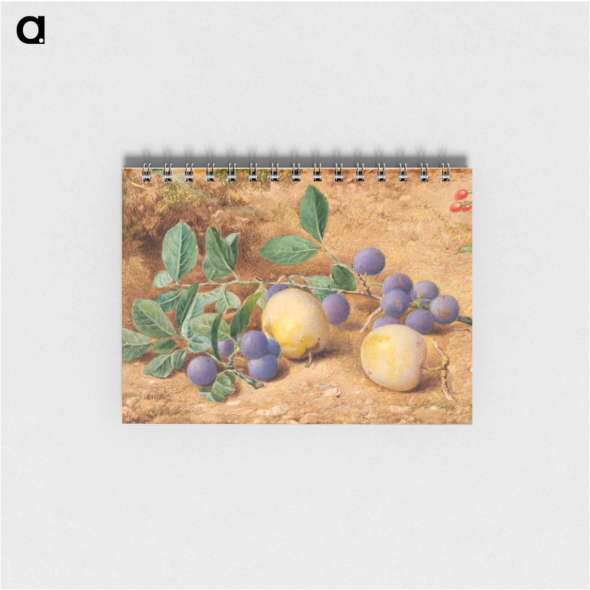 アートメモ帳-Plums - ウィリアム ヘンリー ハント Memo.