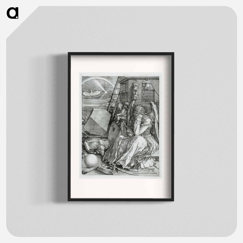 Melencolia I - アルブレヒト デューラー Poster.