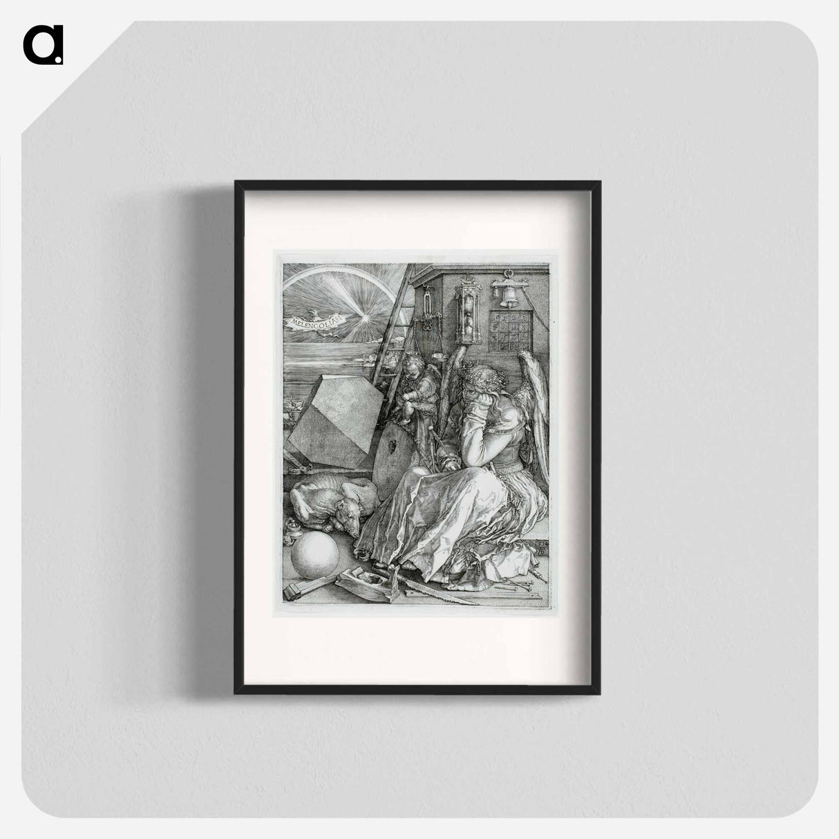 Melencolia I - アルブレヒト デューラー Poster.