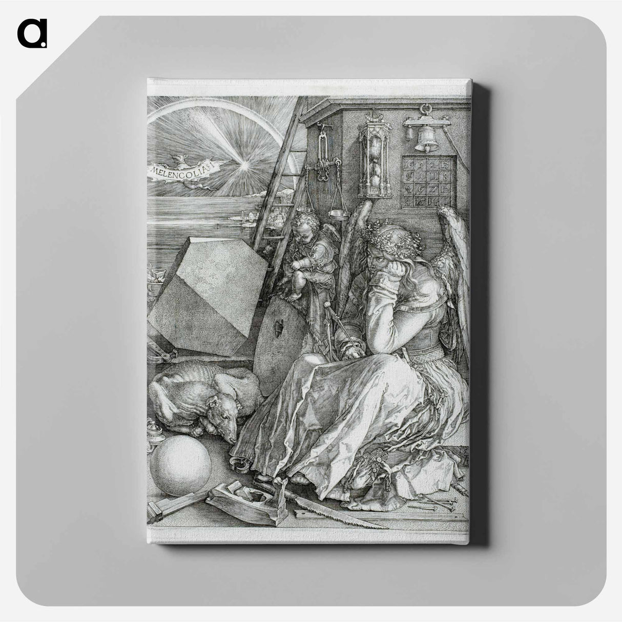 Melencolia I - アルブレヒト デューラー Canvas.