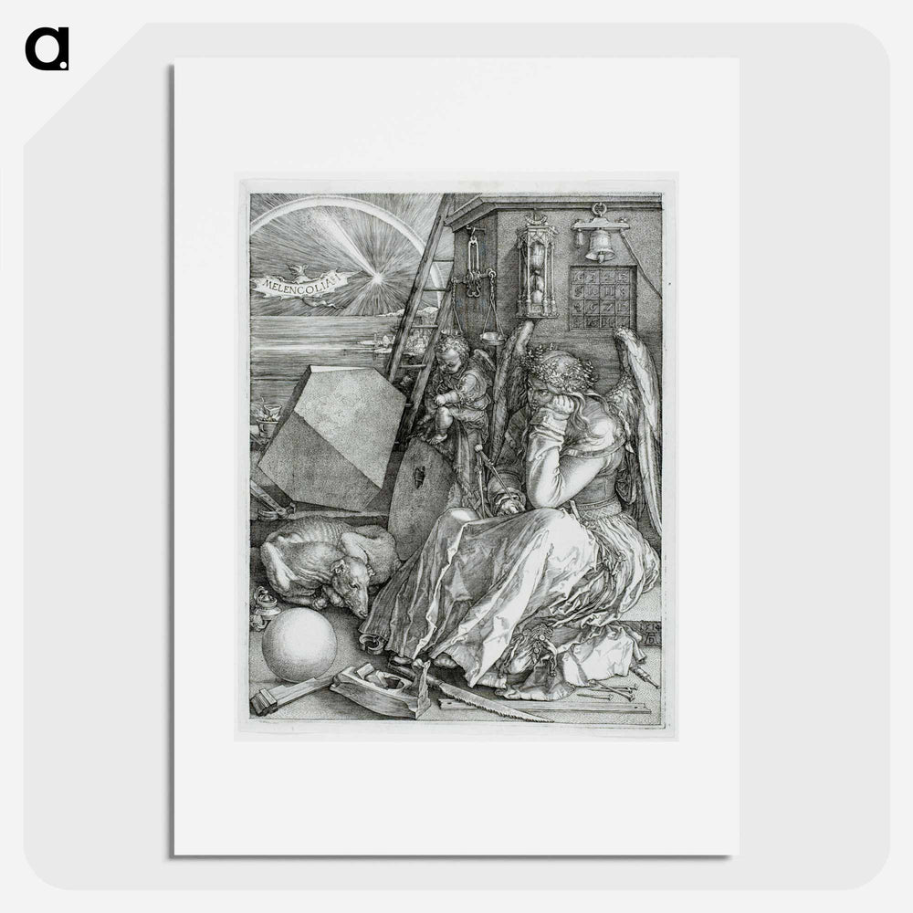 Melencolia I - アルブレヒト デューラー Poster.