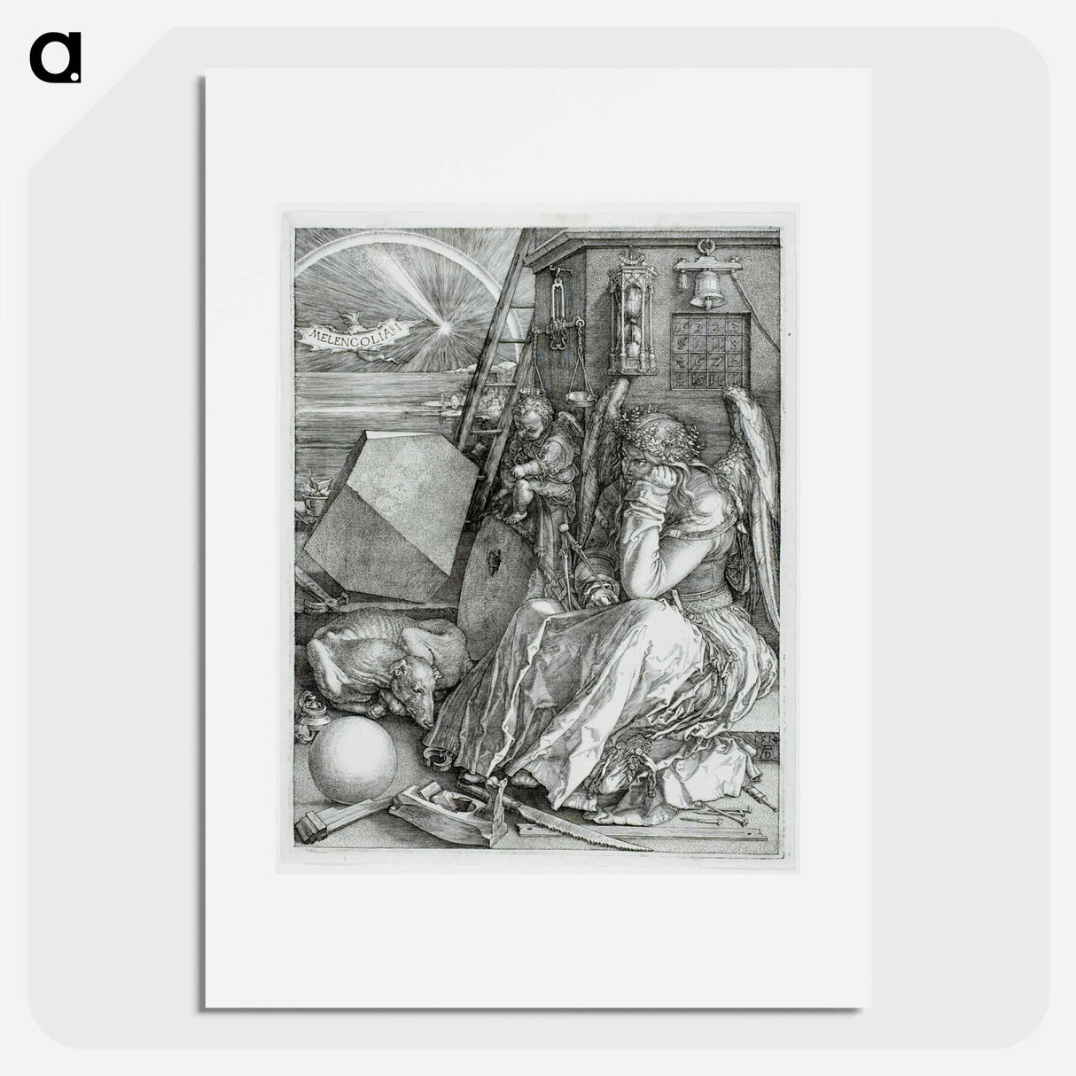 Melencolia I - アルブレヒト デューラー Poster.