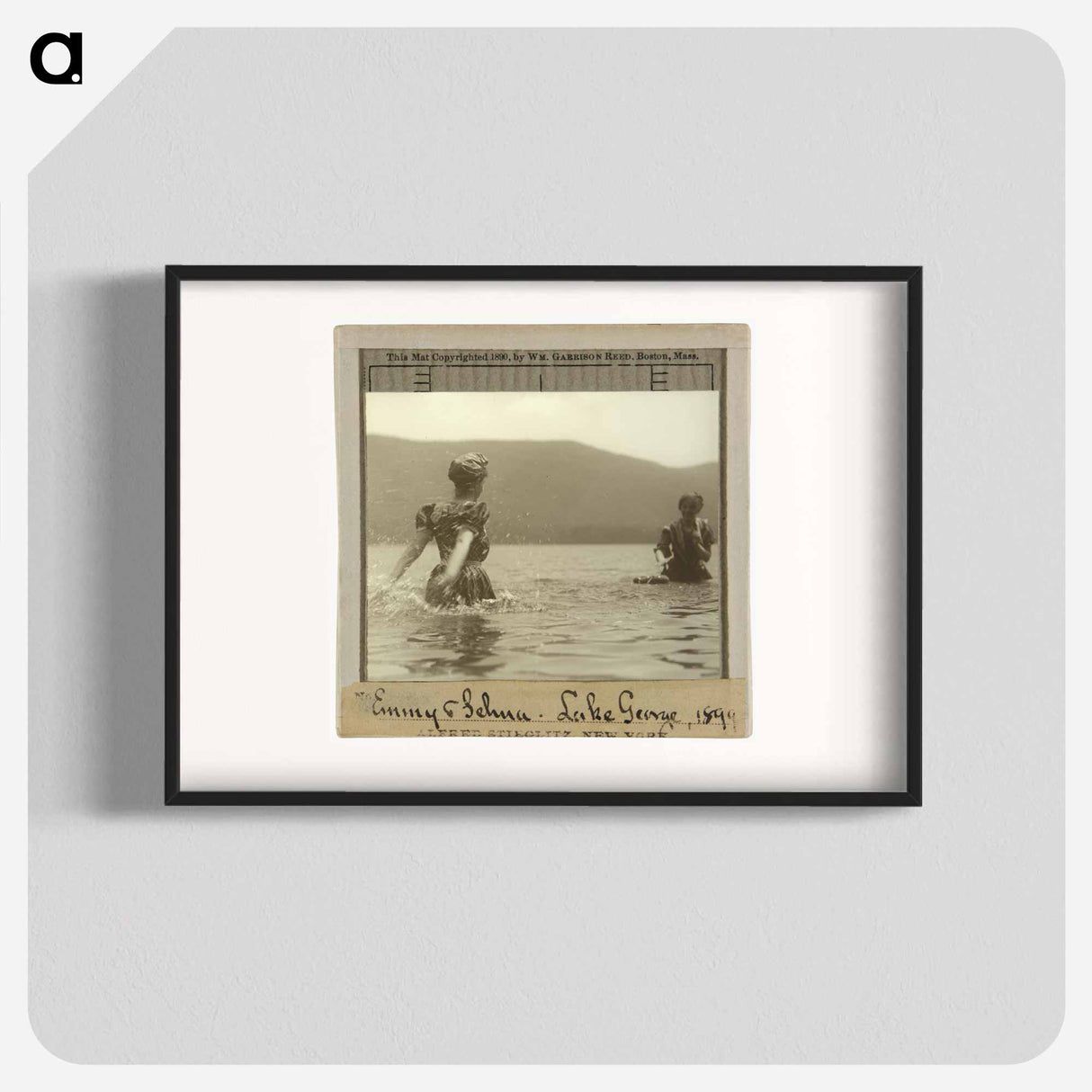 Emmy and Selma, Lake George - アルフレッド スティーグリッツ Poster.