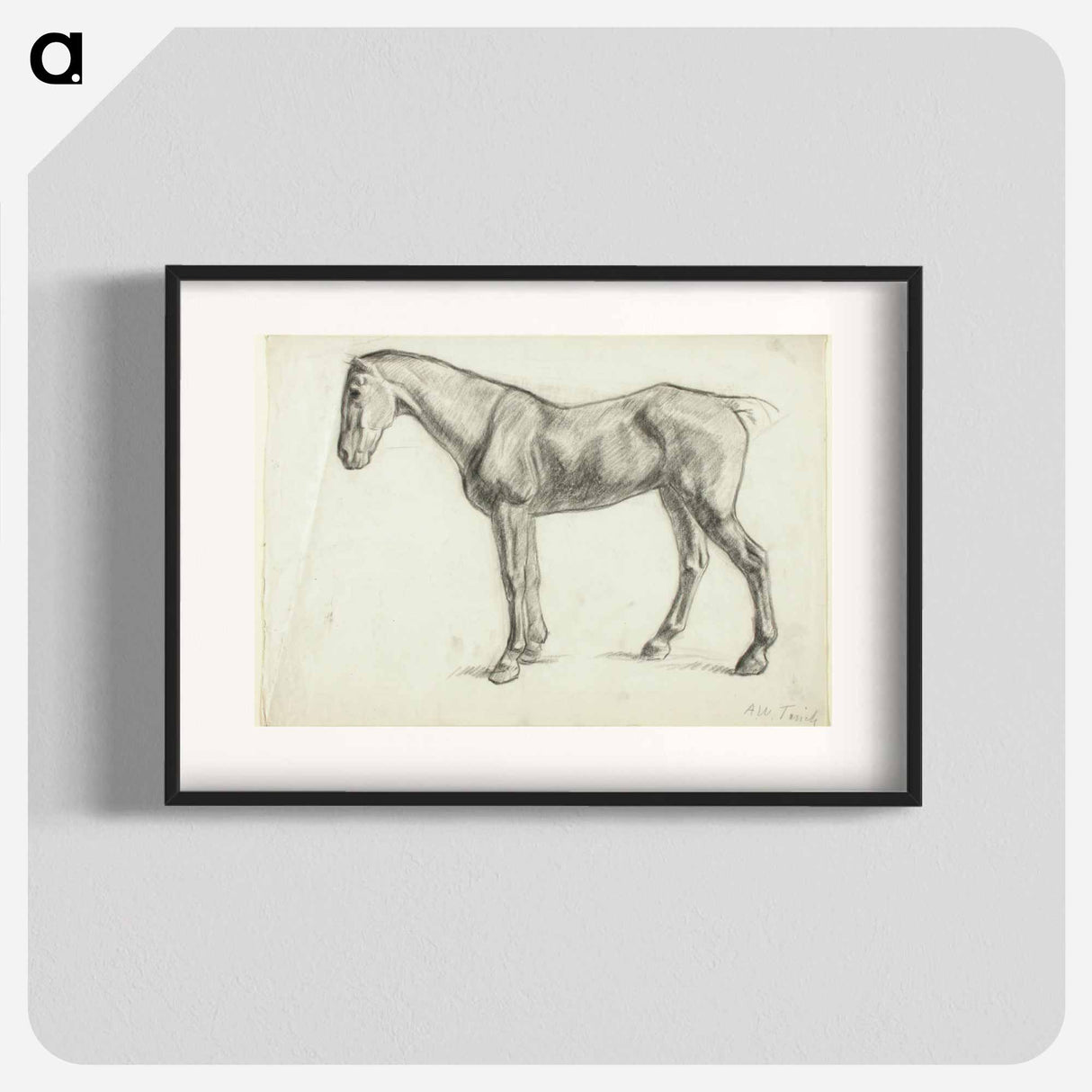 Hevonen - アルフレッド ウィリアム フィンチ Poster.