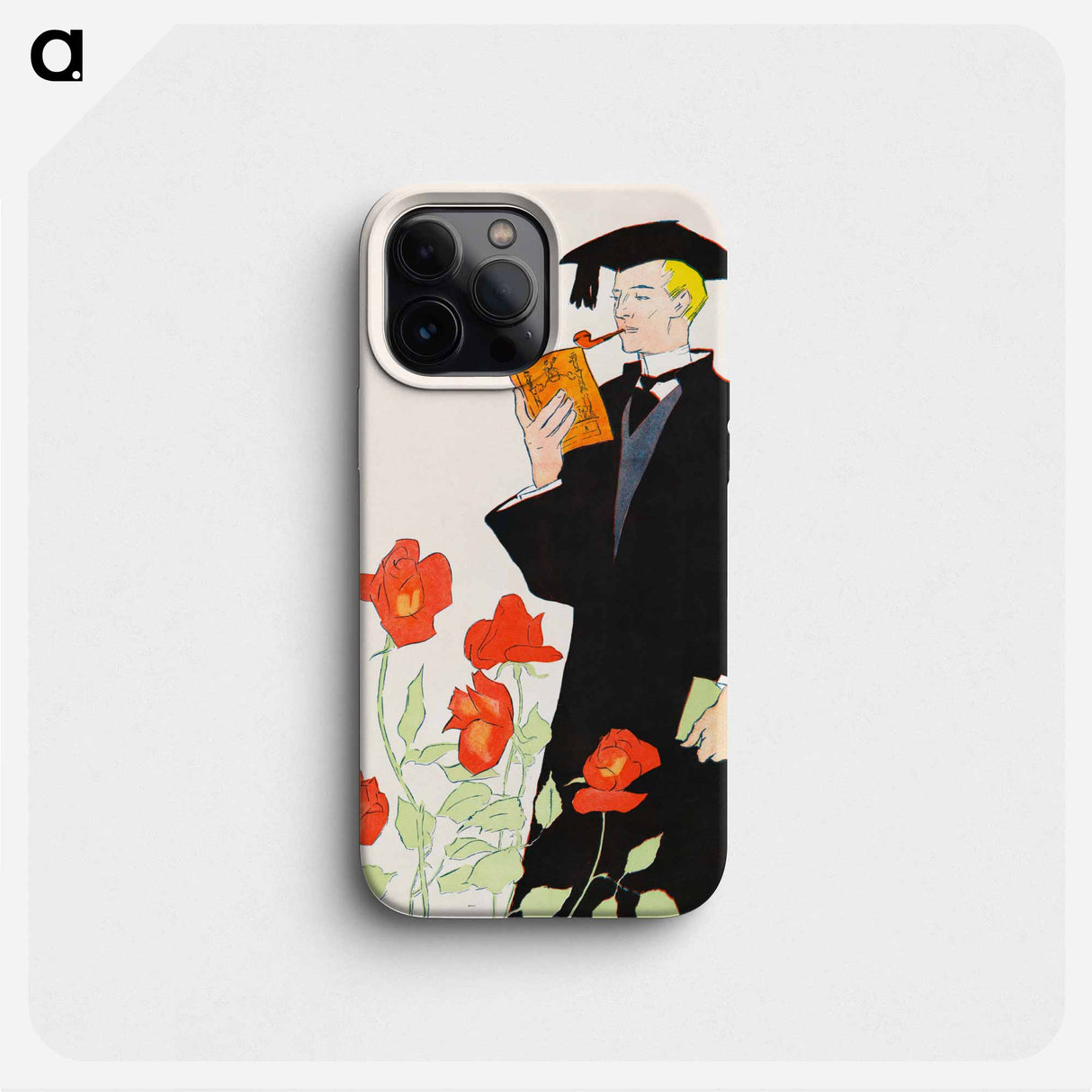 Man in academic dress - Edward Penfield Phone Case.