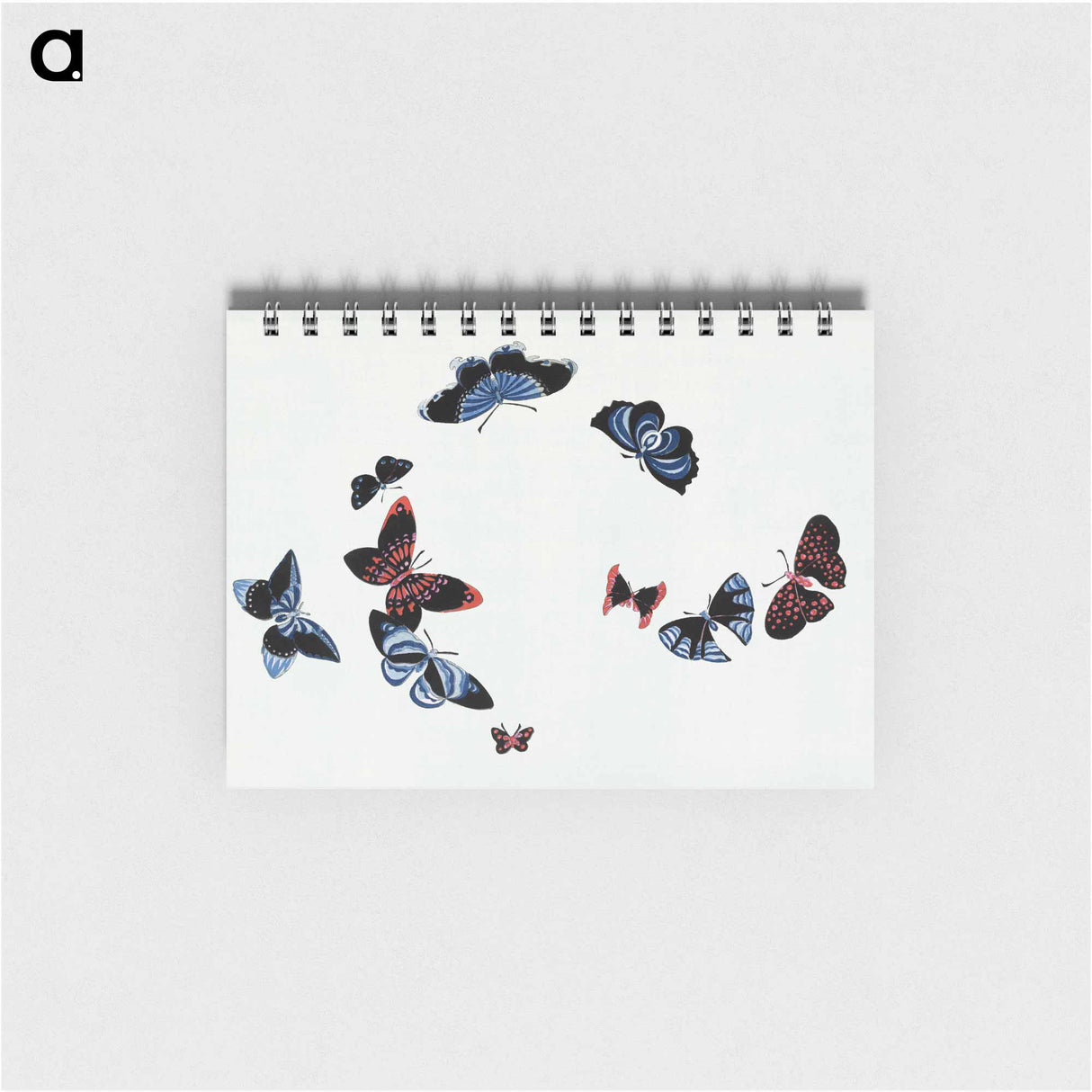 Japanese butterfly - 神坂 雪佳 Memo.