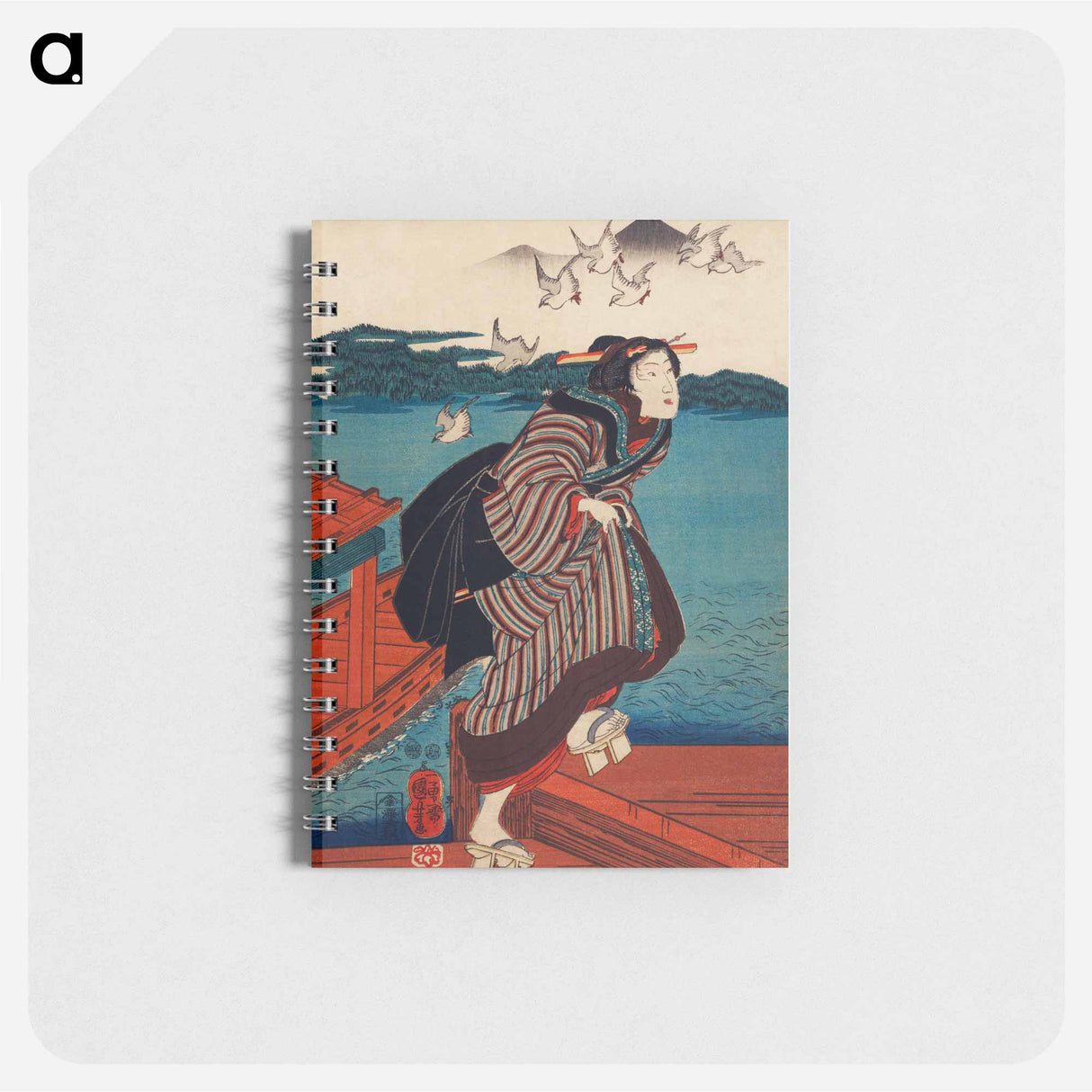 Sanbashi no Onna - 歌川 国芳 Memo.