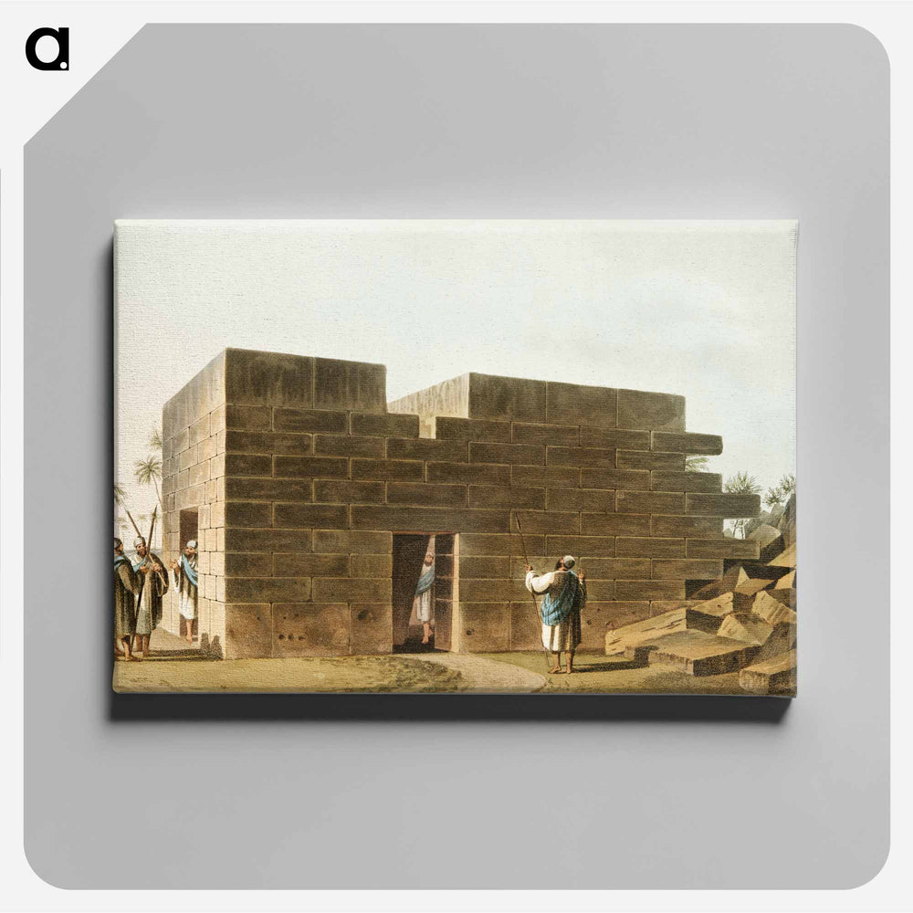 Temple of Jupiter Ammon in Libya - View of the Ottoman Empire Canvas.