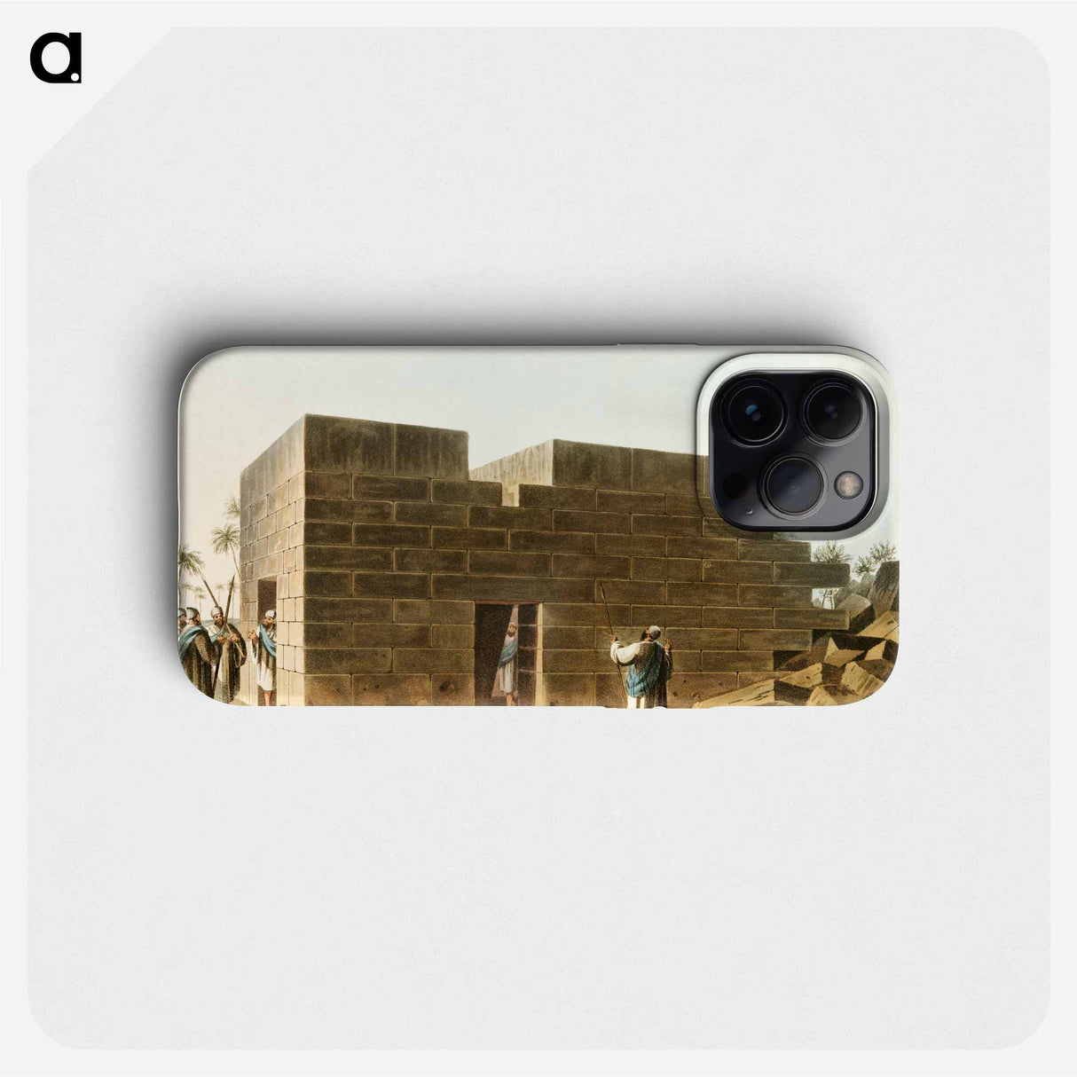 Temple of Jupiter Ammon in Libya - オスマン帝国領内の景色 Phone Case.