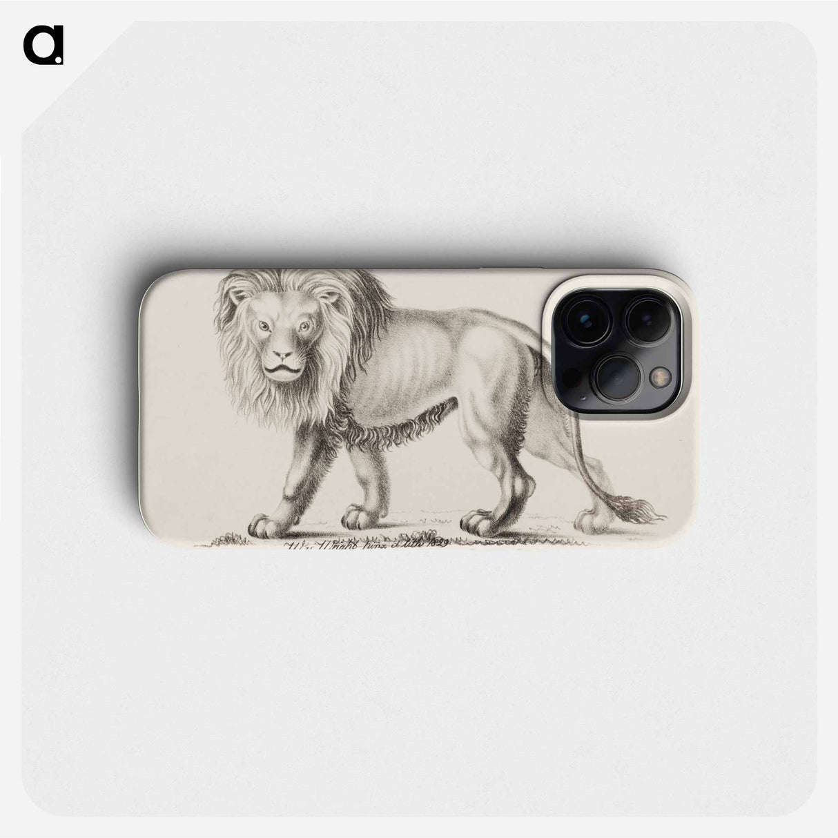 Lion - Wilhelm von Wright Phone Case.