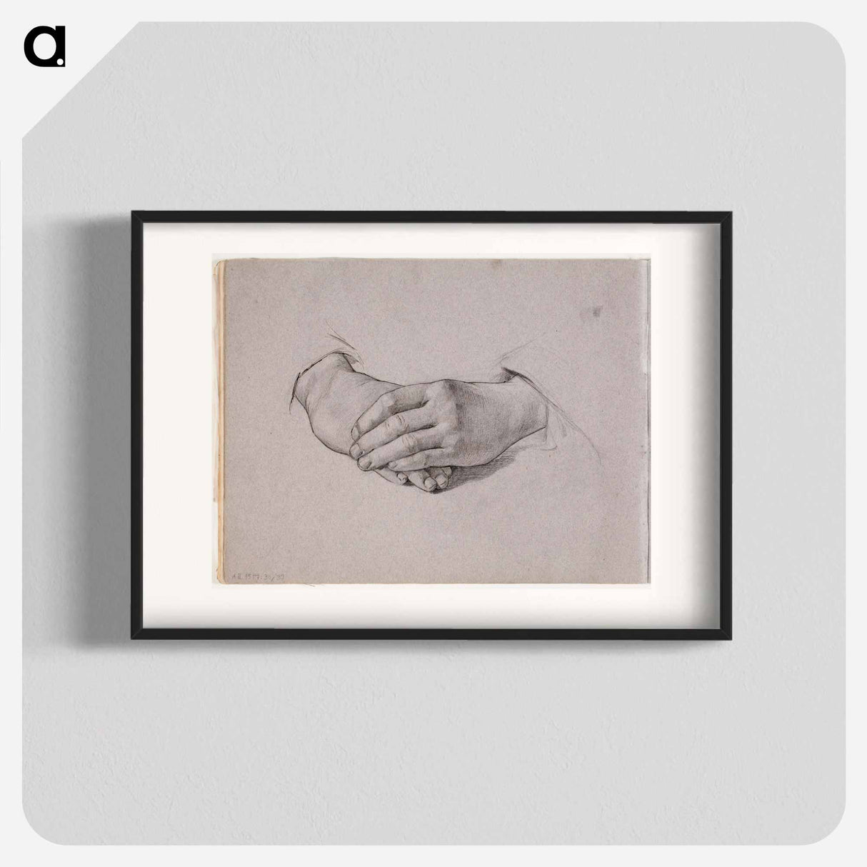 (unknown) part of a sketchbook - アルバート エーデルフェルト Poster.