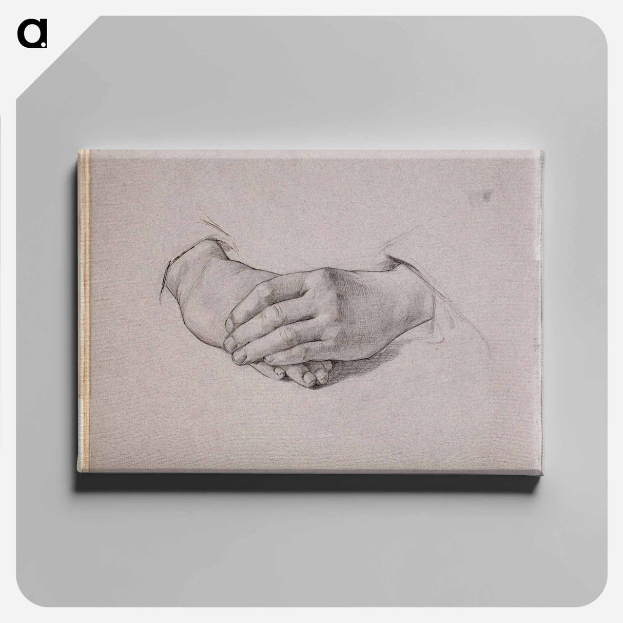 (unknown) part of a sketchbook - アルバート エーデルフェルト Canvas.