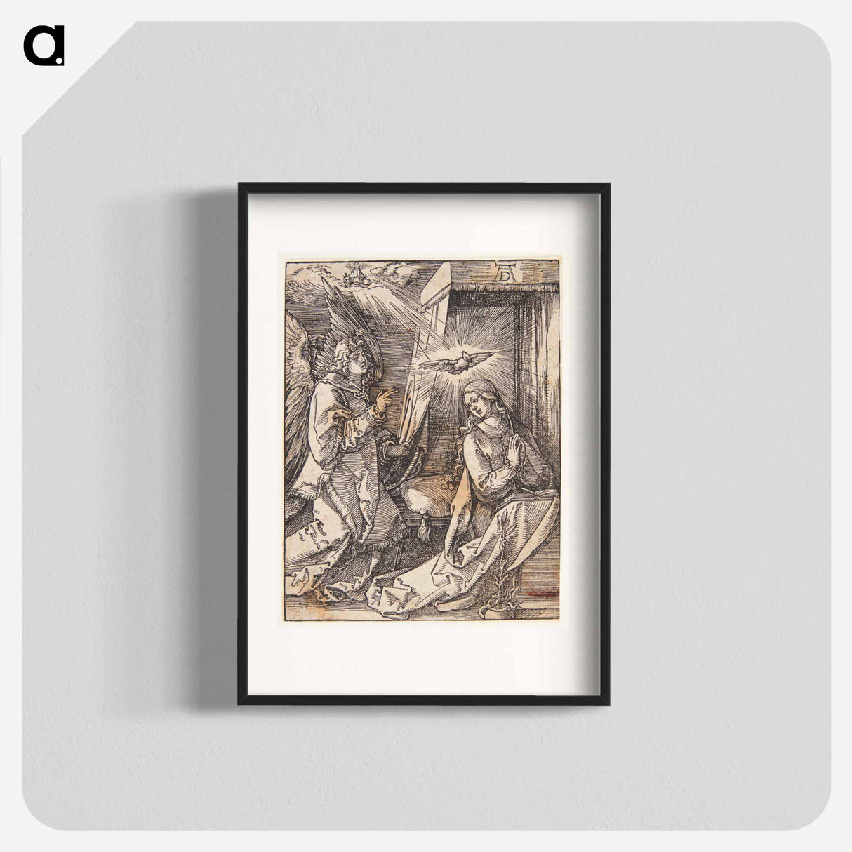 The announcement by Albrecht Dürer - アルブレヒト デューラー Poster.