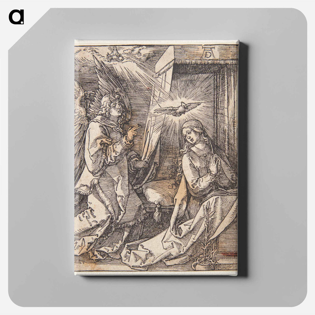 The announcement by Albrecht Dürer - アルブレヒト デューラー Canvas.