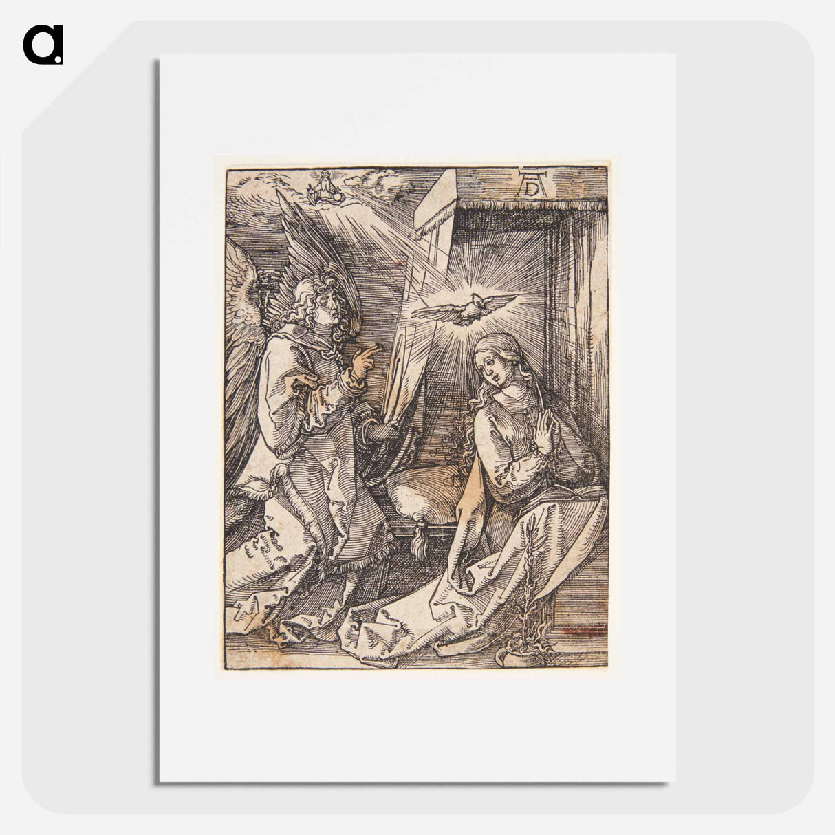 The announcement by Albrecht Dürer - アルブレヒト デューラー Poster.