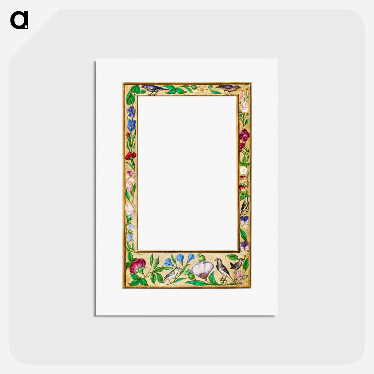 アートポストカード-Medieval Frame from Nimrod in the North
- 大英図書館 Postcard.