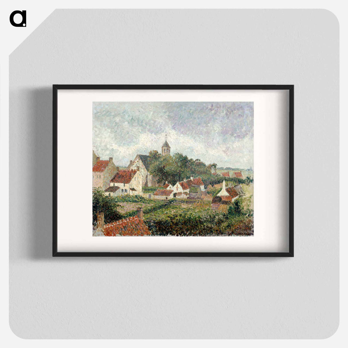 Knocke village - カミーユ ピサロ Poster.