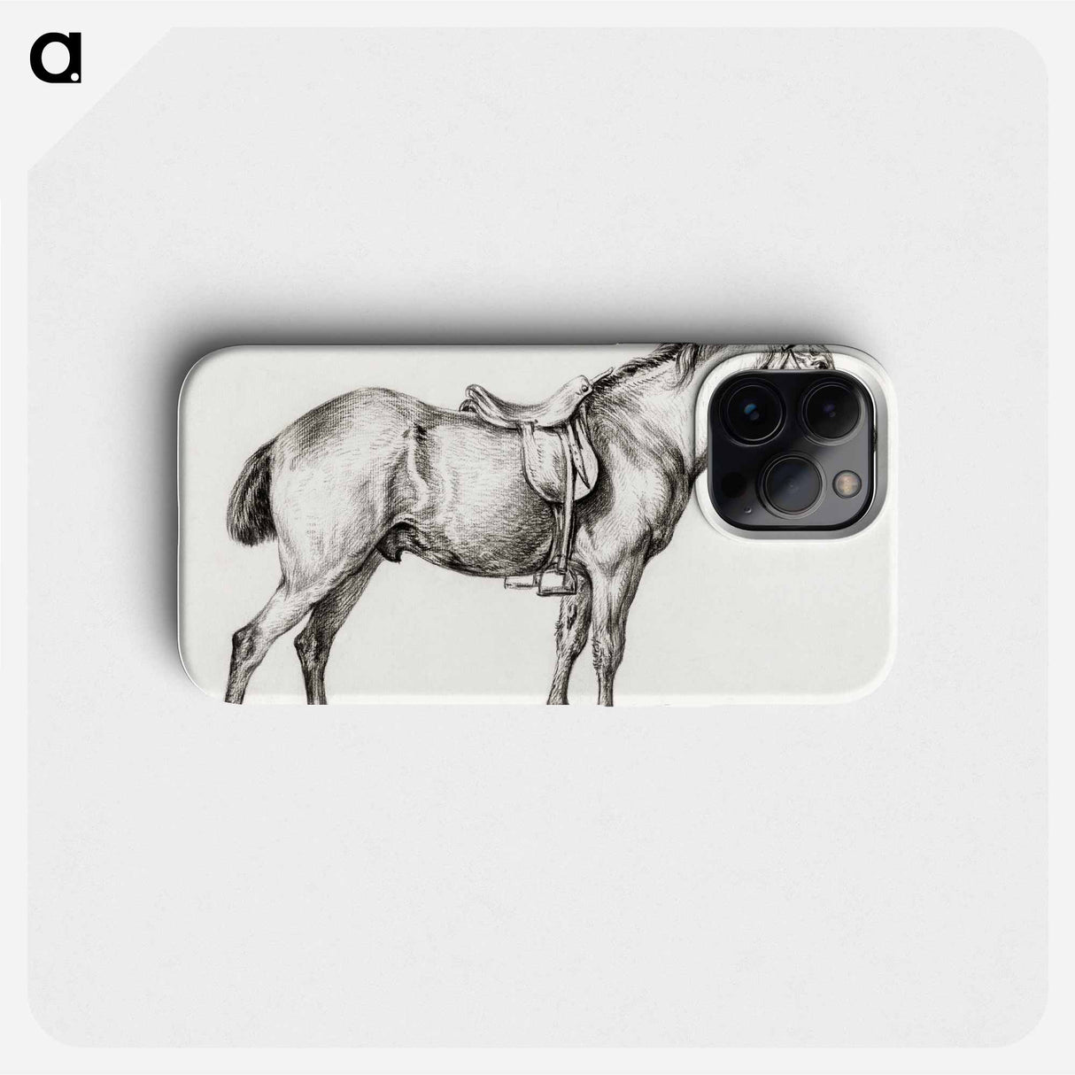 Standing horse - ジャン ベルナール Phone Case.