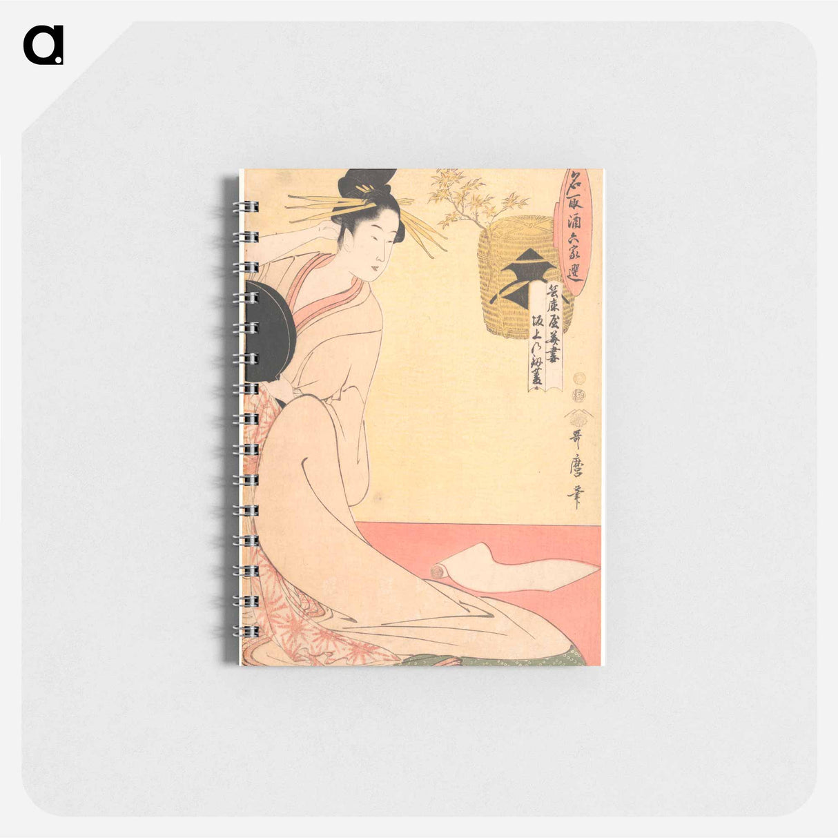 Hanazuma of Hyōgoya, Kenbishi of Sakagami - 喜多川 歌麿 Memo.